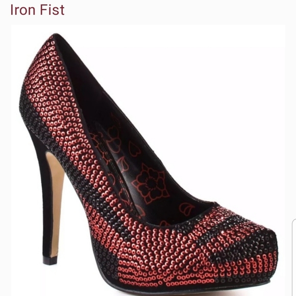 Iron Fist The Sun Will Rise Platform Heels - Picture 5 of 5